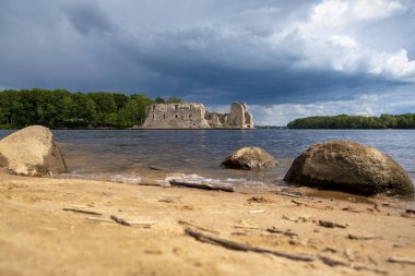 Koknese 'deki harabeler.