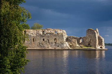 Koknese 'deki harabeler.