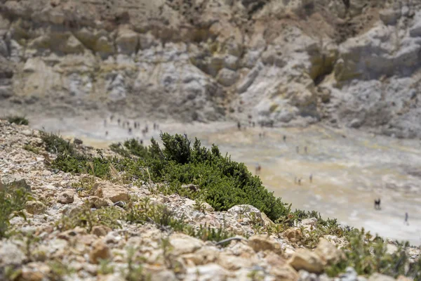 De vulkaan Nisyros. — Stockfoto