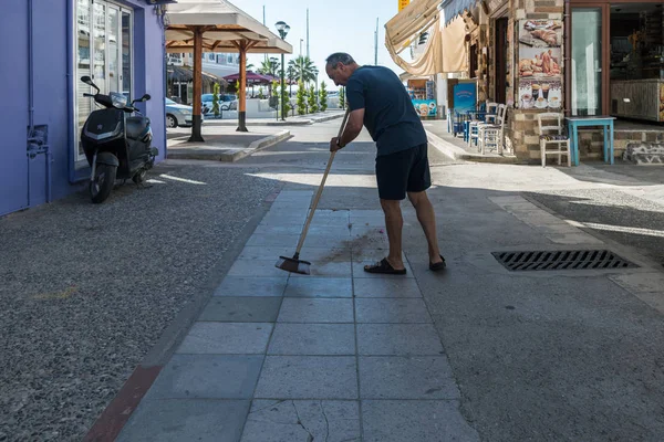 View to street in Kardamena. — 스톡 사진