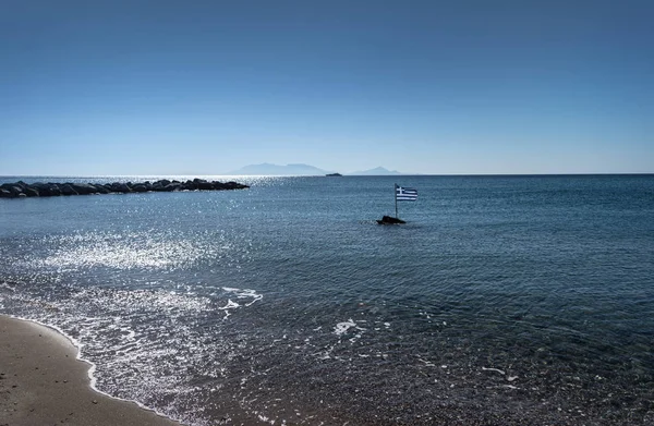 Вид на Эгейское море . — стоковое фото