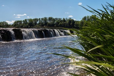 Kuldiga'da güzel şelale.