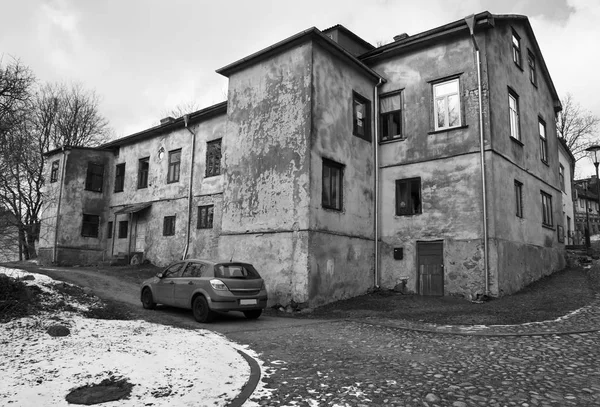 Old houses on street. — ストック写真