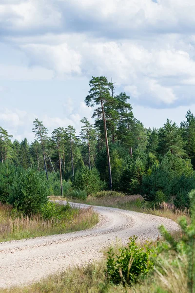 Štěrková cesta. — Stock fotografie