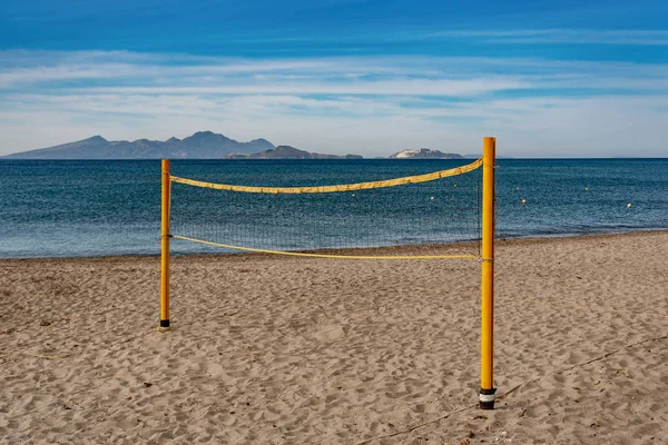 Vista sulla spiaggia in Grecia . — Foto Stock