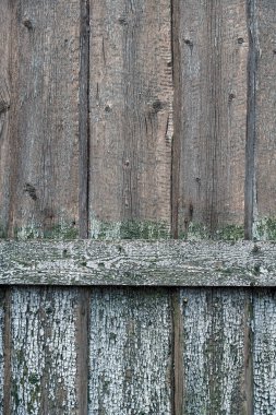 Çitin ahşap yüzeyi.