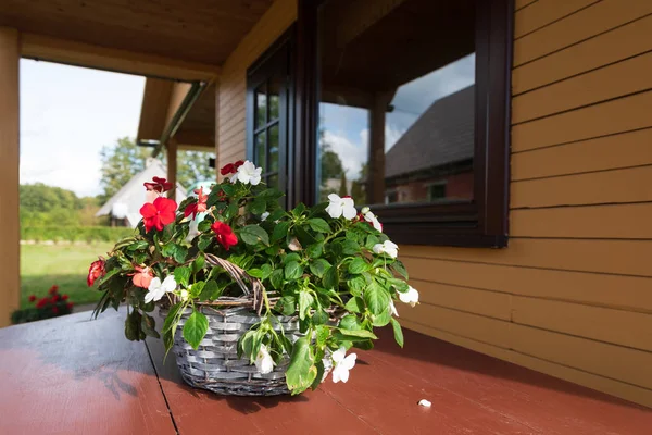 View to countryside house. — Stock Photo, Image