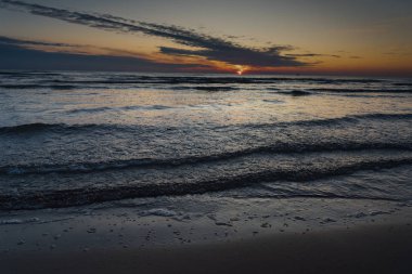 Baltık Denizi sahil şeridi.