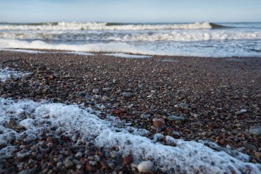 Baltık Denizi sahil şeridi.