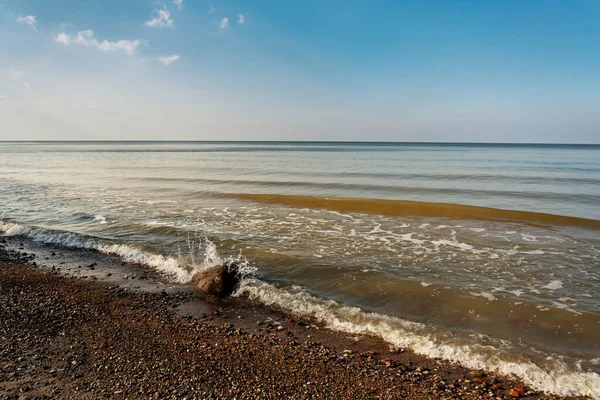 Камінь Пляжі Балтійського Моря — стокове фото