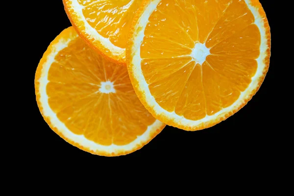 Grupo Rebanadas Jugo Naranja — Foto de Stock