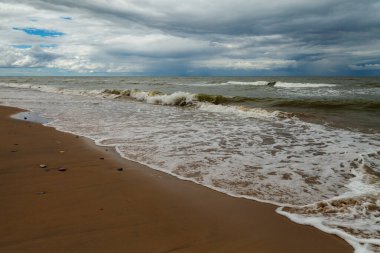 Baltık Denizi 'nin doğal kıyısına bakın.