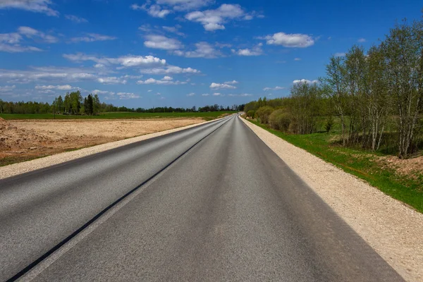 View Country Asphalt Highway — Stock Photo, Image