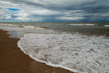 Baltık Denizi 'nin doğal kıyısına bakın.
