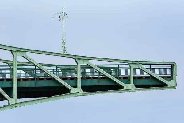 Liepaja Daki Eski Kaldırma Köprüsünün Detayları — Stok fotoğraf