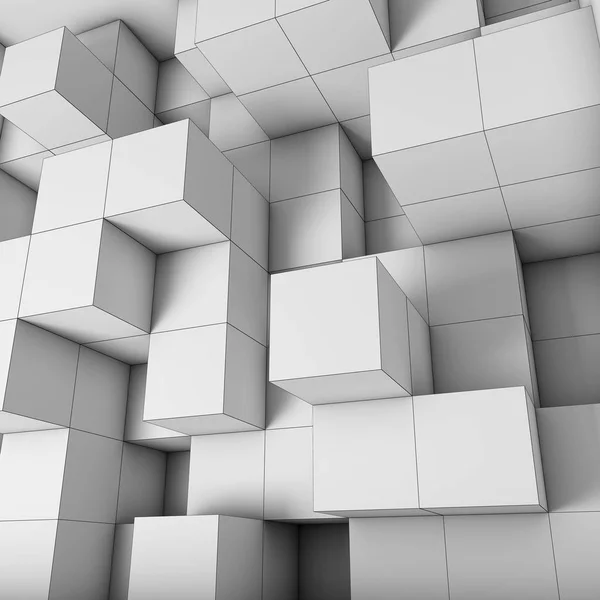 Cubos de desenho estrutural — Fotografia de Stock