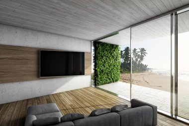Kanepe ve Tv oturma odası