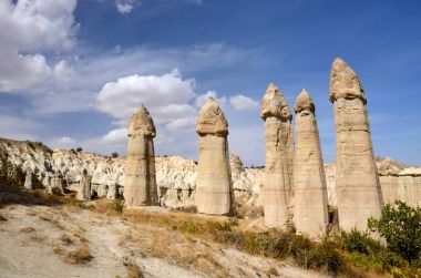 Ünlü Kapadokya landmark - taş 
