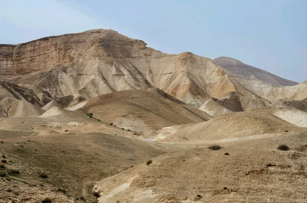 Panorama Der Judäischen Wüste Liegt Östlich Von Jerusalem Und Steigt — Stockfoto