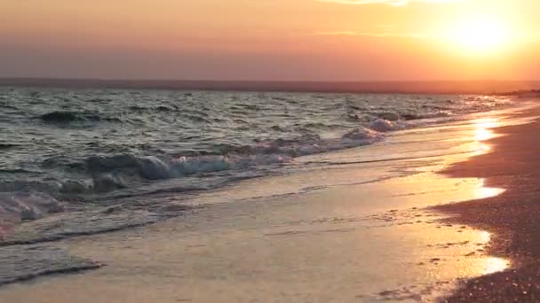 Olas Surf Cerca Costa Hermosas Imágenes Marea Marina Las Olas — Vídeo de stock