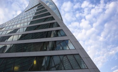 Ortak modern iş gökdelenleri, yüksek binalar, arşiv