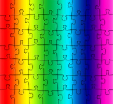 Bulmaca. Gökkuşağı degradeler