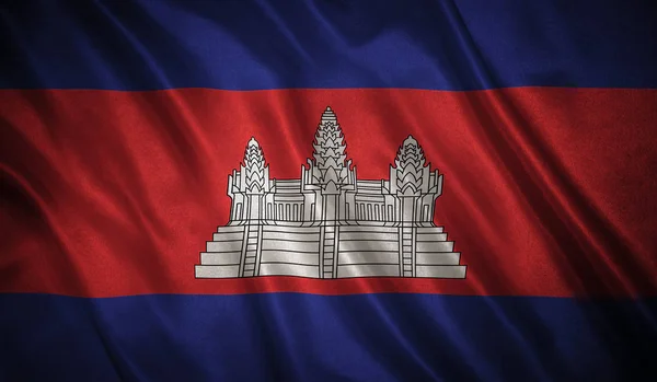 Flag of the Cambodia — Stock Photo, Image