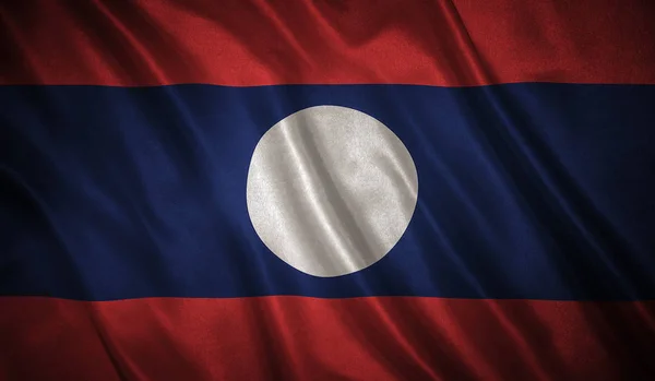 Flag of the Laos — Stock Photo, Image