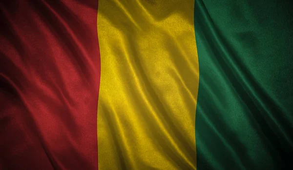 Bandeira da Guiné — Fotografia de Stock