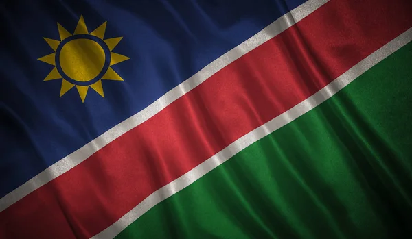 Flagge der namibia — Stockfoto