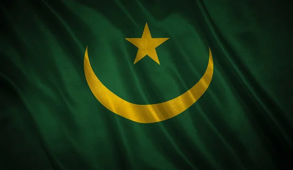 Bandiera della Mauritania — Foto Stock