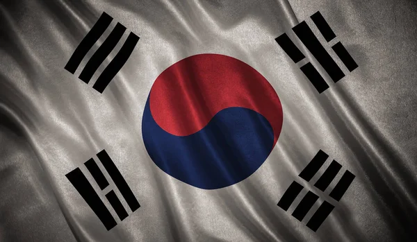 Flag of the South Korea — Stock Photo, Image