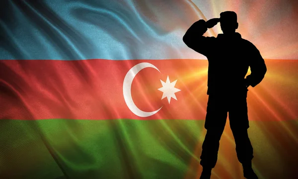 아제르바이잔의 국기 . — 스톡 사진