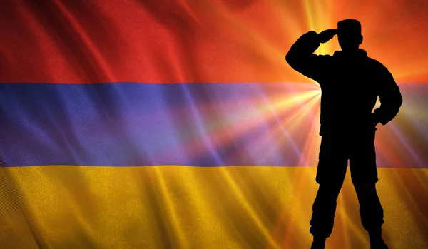 Флаг Армянской Республики — стоковое фото