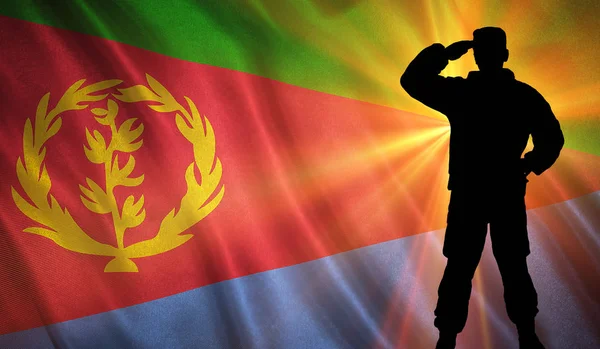 Flag of the Eritrea — Stock Photo, Image