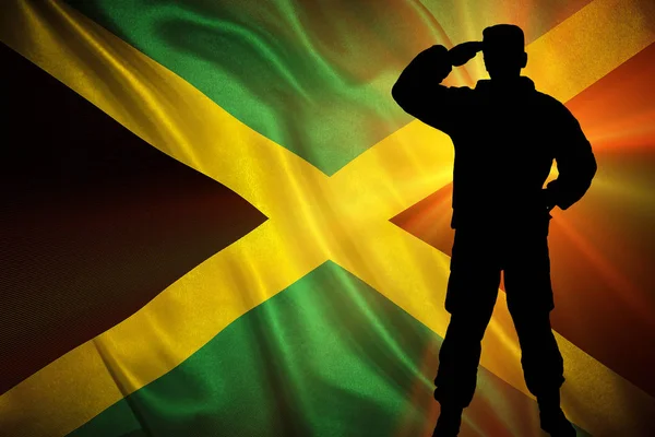 Flag of Jamaica — Stock Photo, Image