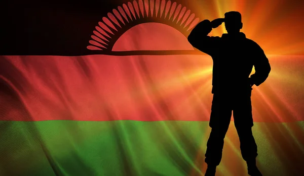 Flaga Malawi — Zdjęcie stockowe