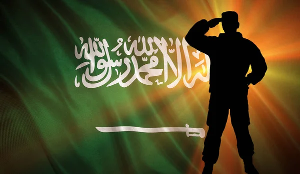 Bandera de Arabia Saudita —  Fotos de Stock