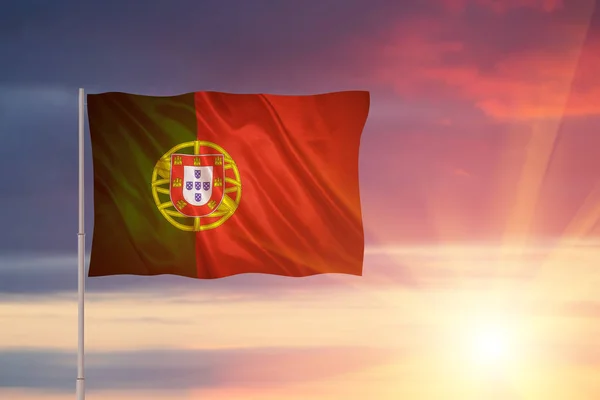 Flaga Portugalii — Zdjęcie stockowe