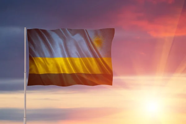 Bandera de Ruanda — Foto de Stock