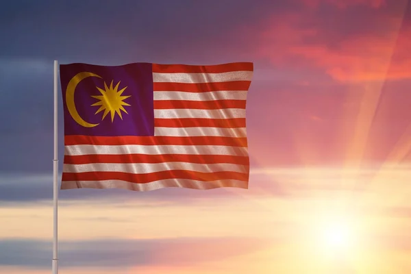 Flag of the Malaysia — Stock Photo, Image