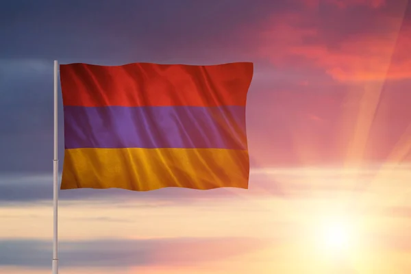 Flagge der Armenien — Stockfoto
