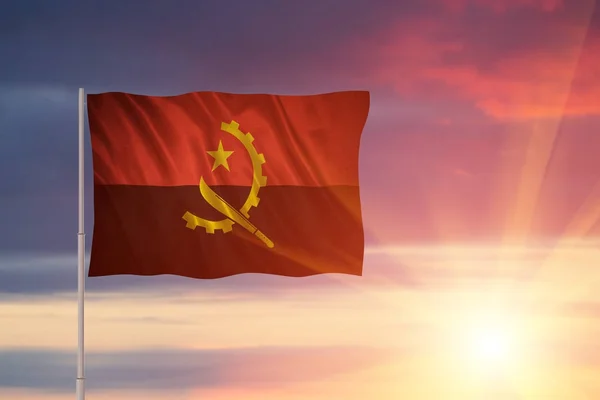 Flag of the Angola — Stock Photo, Image