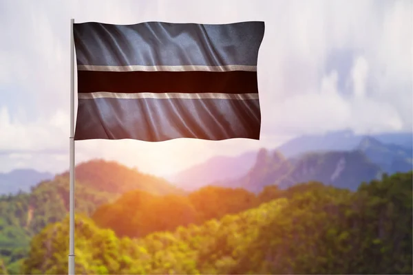 Bandera de Botswana —  Fotos de Stock