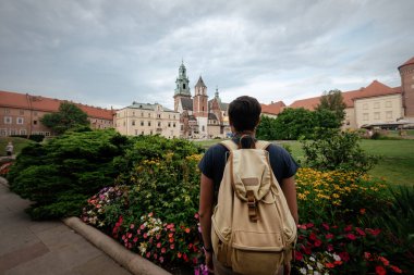 Wawel Kraliyet Kalesi. Wawel Katedrali 'nin tarihi binaları.