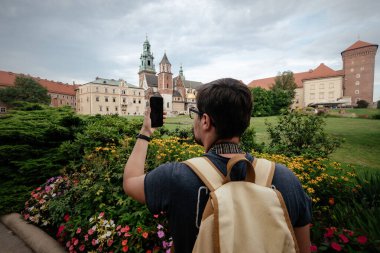 Wawel Kraliyet Kalesi. Wawel Katedrali 'nin tarihi binaları.