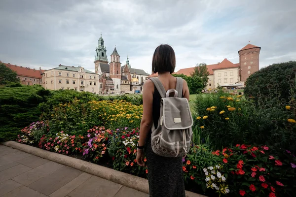 Castelo Real de Wawel. Edifícios históricos da Catedral Wawel . — Fotografia de Stock