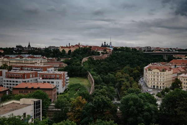 PRAGUE,CZECH REPUBLIC - 11 AUGUST 2019: View on the Old Town Pra — Stock Photo, Image