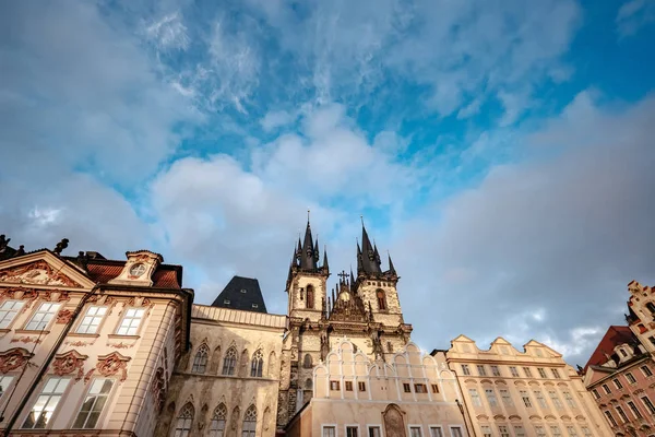 Prague, Czech Republic - 11.08.2019., Beautiful streets and arch — Stock Photo, Image