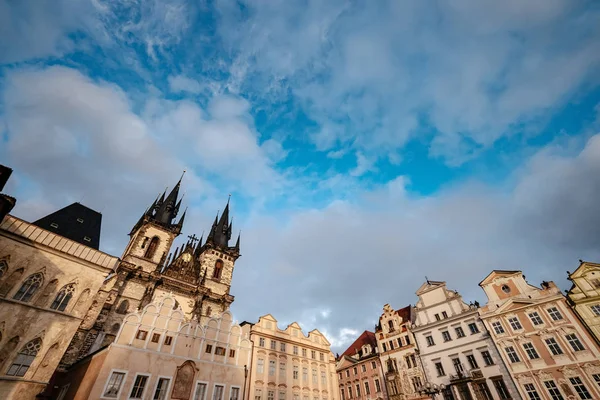 Prag, Çek Cumhuriyeti - 11.08.2019, Güzel sokaklar ve kemer — Stok fotoğraf